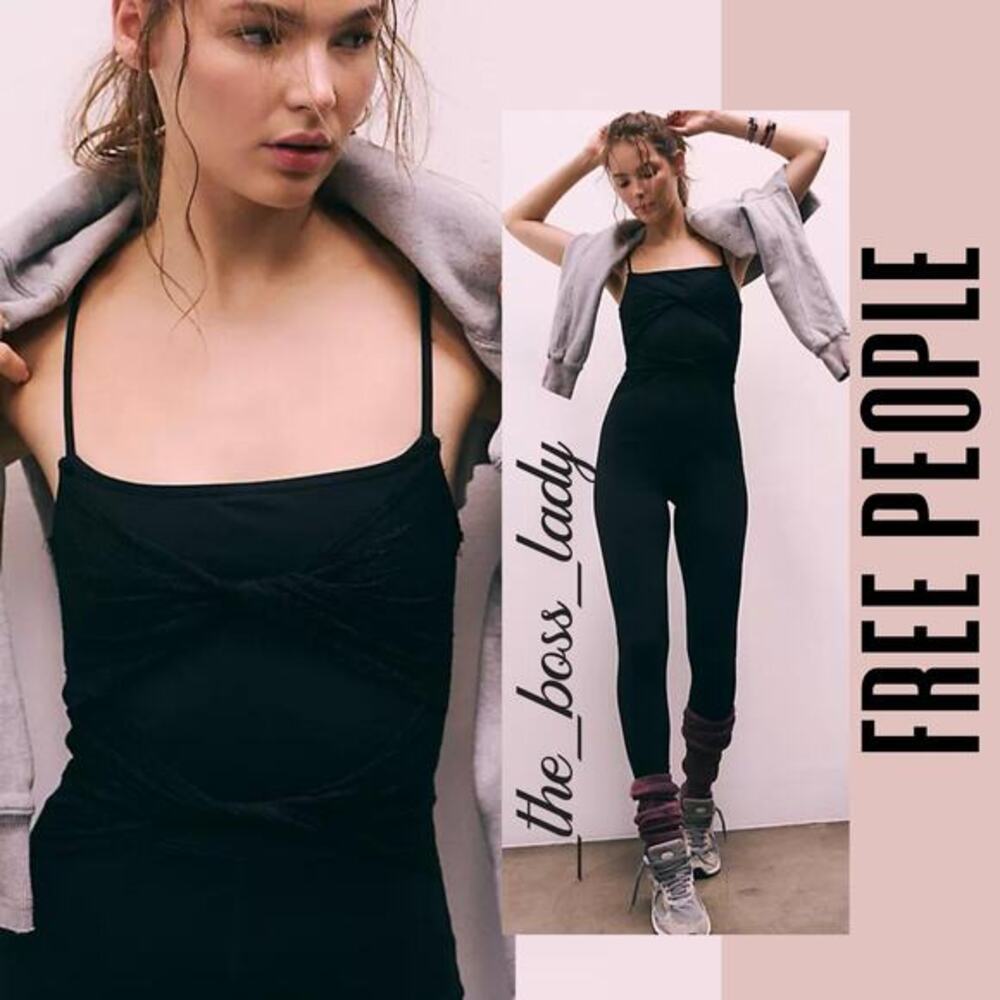 Free People onesie jumpsuit romper lace one-piece activewear sportswear Small